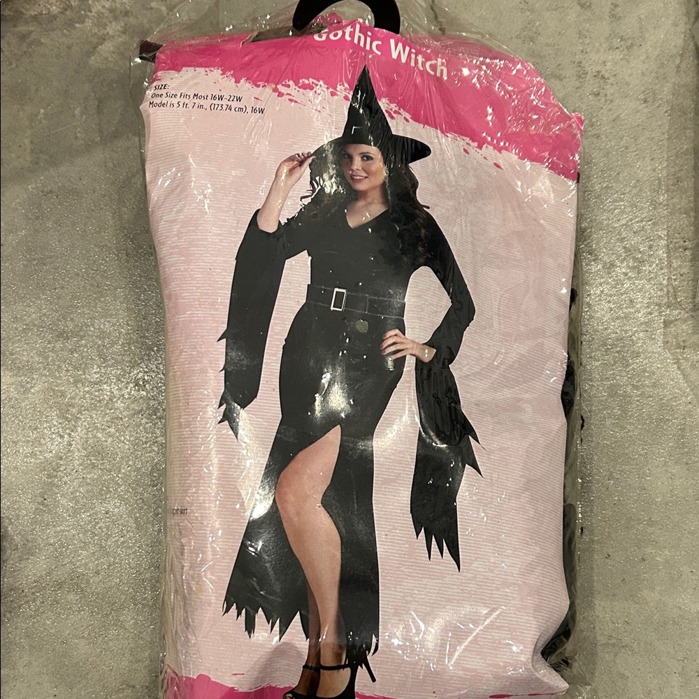 Gothic Witch Costume - Black